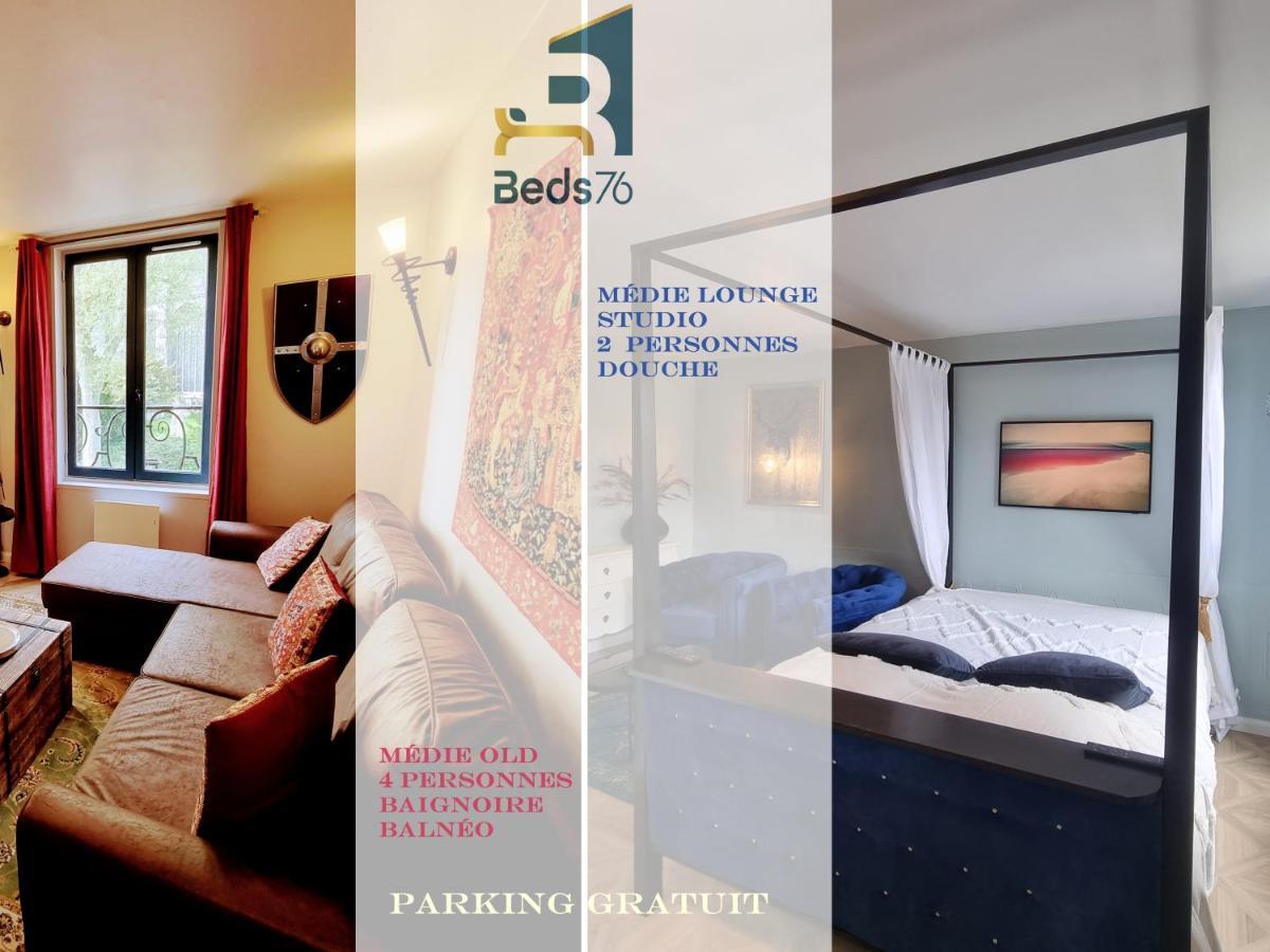2 Appt Medielounge Ou Medieold, Parking Vue Magnifique Par Beds76 روان المظهر الخارجي الصورة